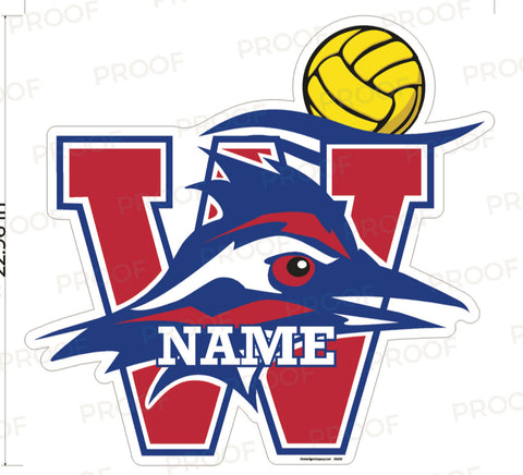 Water Polo Yard Sign