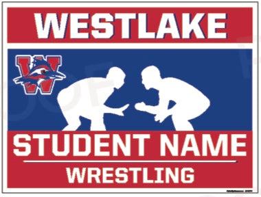 Wrestling Yard Sign – JV & FRESHMEN