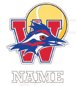 Tennis Car Decal: Varsity