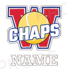Tennis Car Decal: JV/Freshman