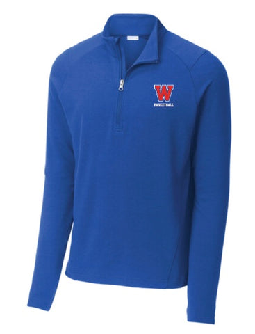 Basketball Mens 1/4 Zip Pullover (2 color options)