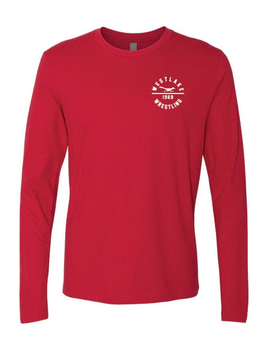 Wrestling Long Sleeved Cotton Tee -3 colors available
