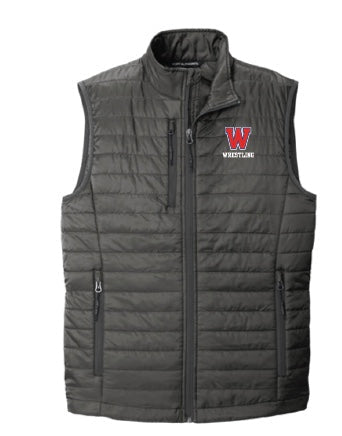 Wrestling Mens Puffer Vest- 3 colors available