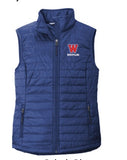 Wrestling Ladies' Puffer Vest- 3 colors available