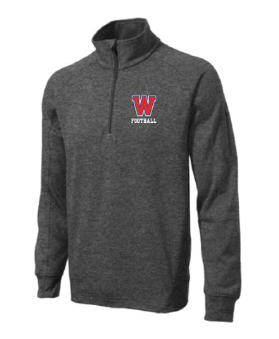 Football Long Sleeve 1/4 Zip Pullover - 2 color options