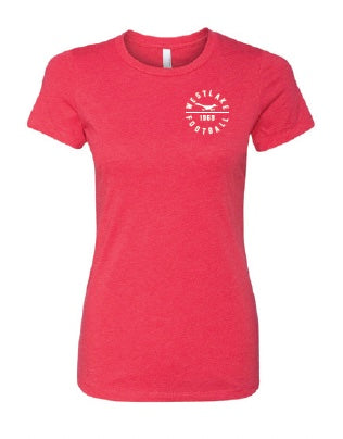 Football ladies tee - 3 color options