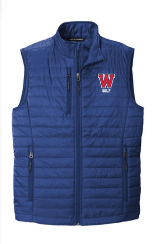 Boys Golf Mens Puffer Vest- 3 colors