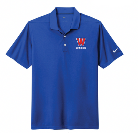 Swim and Dive Nike Dri-Fit Polo