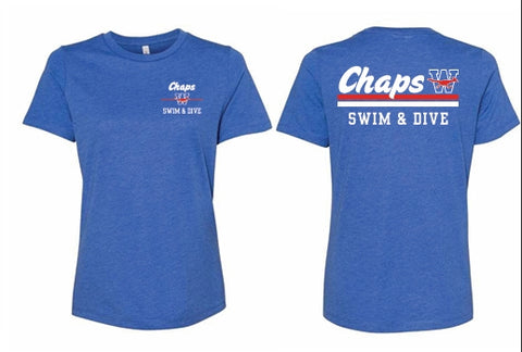 Swim and Dive ladies tee - 3 color options