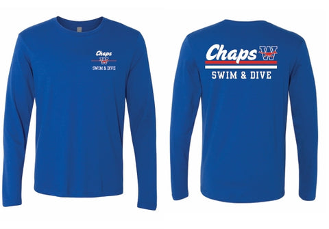Swim and Dive Long-Sleeved Cotton Tee -3 color options