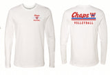 Volleyball Long-Sleeved Cotton Tee -3 color options