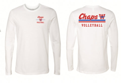 Volleyball Long-Sleeved Cotton Tee -3 color options