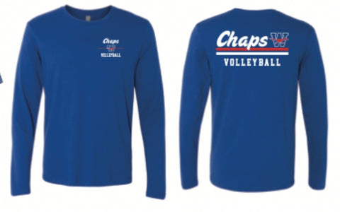 Volleyball Long-Sleeved Cotton Tee -3 color options