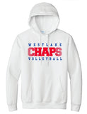Volleyball Cotton Hooded Sweatshirt - 3 color options