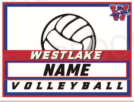Volleyball Yard Sign: Freshmen & JV